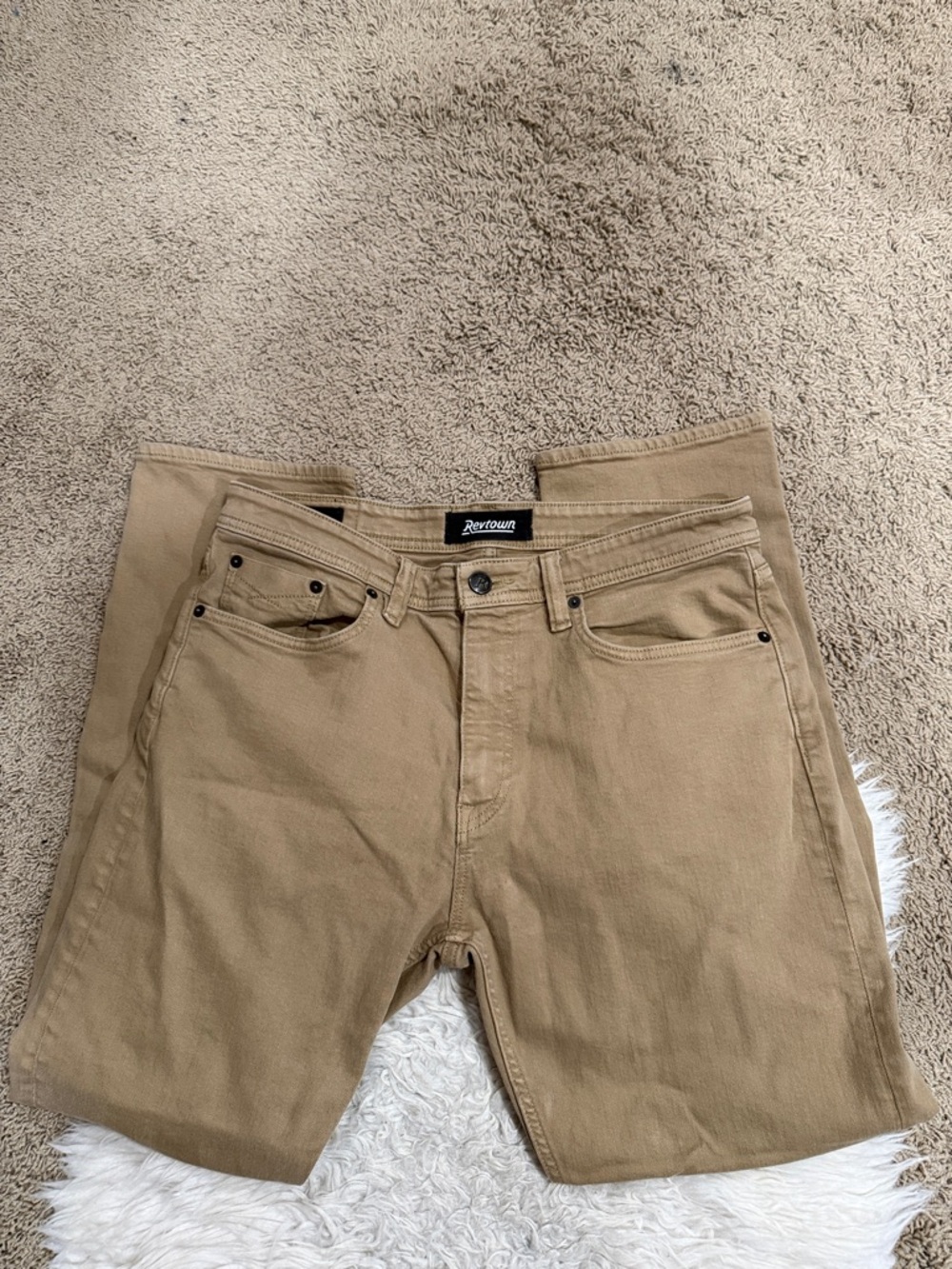 REVTOWN SHARP‎ JEANS The Sharp- In Desert Tan Men’s Size 34X30